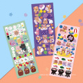 Cute bear waterproof non-trace stickers scrapbooking DIY decorative PVC stickers